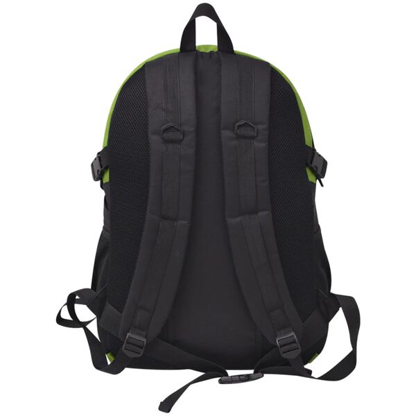 vidaXL Sac &agrave; dos de randonn&eacute;e 40 L noir et vert
