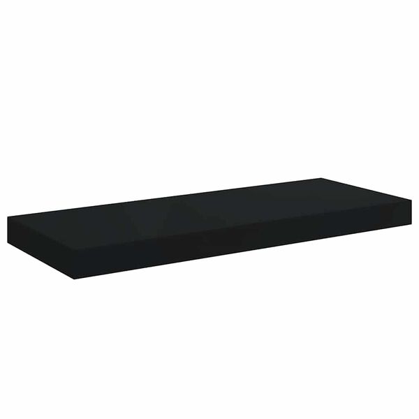 vidaXL &Eacute;tag&egrave;re murale flottante Noir 60x23,5x3,8 cm MDF