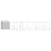 vidaXL Chenil d'ext&eacute;rieur pour chiens avec toit argent&eacute; 10x10x2,5 m