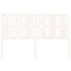 vidaXL T&ecirc;te de lit blanc 155,5x4x100 cm bois massif de pin