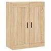 vidaXL Buffet haut Ch&ecirc;ne sonoma 69,5x34x180 cm Bois d'ing&eacute;nierie