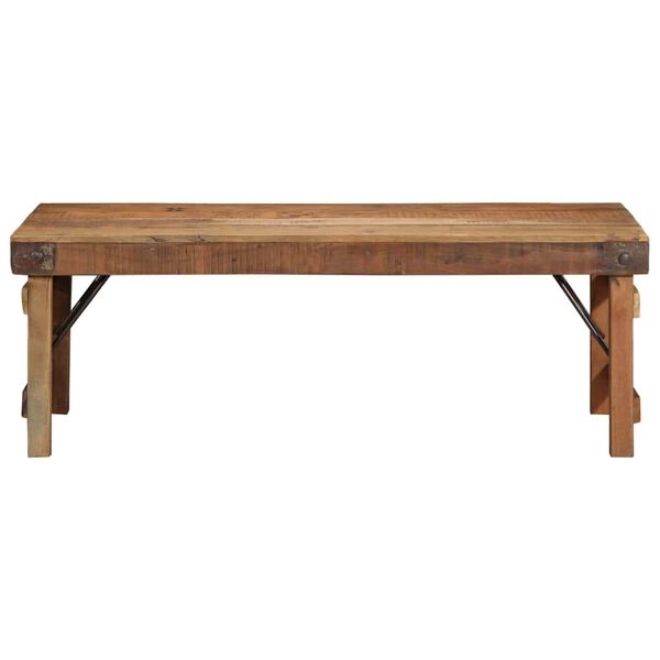 vidaXL Table basse Marron 110 x 55 x 40 cm Bois Recycl&eacute; Solide