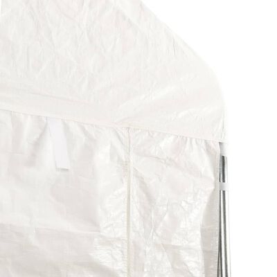 vidaXL Belvédère avec toit blanc 13,38x4,08x3,22 m polyéthylène