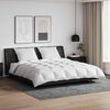 vidaXL Ensemble de Duvet avec oreiller 3 pcs Blanc Plume de canard