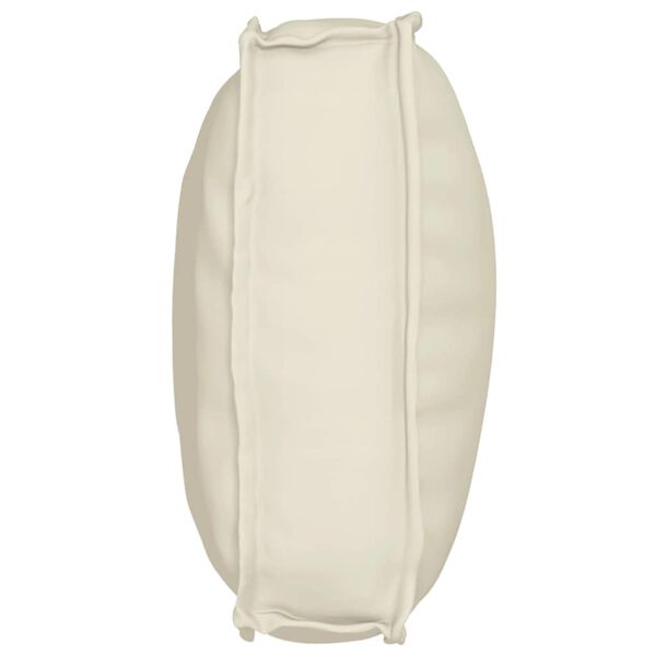 vidaXL Coussin pour dossier de palette Cr&egrave;me 70 x 40 x 12 cm