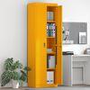 vidaXL Armoire de rangement 2 pcs Jaune moutarde 60 x 40 x 200 cm