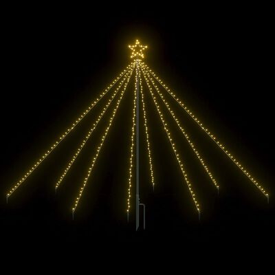 vidaXL Lumières d'arbre de Noël Intérieur/Extérieur 400 LED 2,5 m