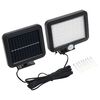 vidaXL Lampe solaire avec capteur de mouvement lumi&egrave;res LED blanc