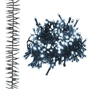 vidaXL Guirlande lumineuse à LED groupées 1000 LED Blanc froid 11m PVC