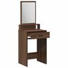 vidaXL Table de Toilette Ch&ecirc;ne brun 50 x 41 x 140 cm Bois d'ing&eacute;nierie