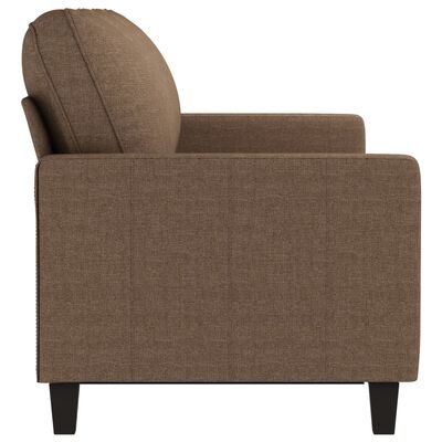 vidaXL Canapé à 3 places Marron 180 cm Tissu