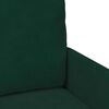 vidaXL Canap&eacute;s avec coussin 110cm Vert fonc&eacute; Contreplaqu&eacute;