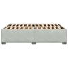 vidaXL Cadre de lit sans matelas gris clair 160x200 cm velours