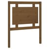 vidaXL T&ecirc;te de lit Marron miel 80,5x4x100 cm Bois massif de pin
