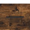 vidaXL Buffet haut Chêne fumé 69,5x34x180 cm Bois d'ingénierie