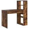 vidaXL Bureau Ch&ecirc;ne fum&eacute; Bois d'ing&eacute;nierie 113 x 54 x 120 cm