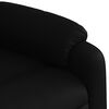 vidaXL Fauteuil inclinable de massage Noir Similicuir
