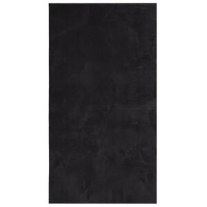 vidaXL Tapis HUARTE &agrave; poils courts doux et lavable noir 60x110 cm