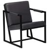 vidaXL Fauteuil gris cuir v&eacute;ritable