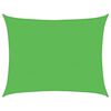 vidaXL Voile d'ombrage 160 g/m² Vert clair 6x7 m PEHD