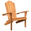 vidaXL Chaise de jardin Adirondack 77x78x95 cm bois de teck solide