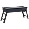 vidaXL Barbecue portable de camping inoxydable 60x22,5x33 cm