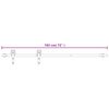 vidaXL Porte coulissante et kit de quincaillerie 70x210 cm pin massif