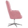 vidaXL Chaise de relaxation Rose Velours