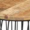vidaXL Table basse &Oslash;68 cm Bois de manguier brut