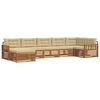 vidaXL Ensemble de canap&eacute;s d'ext&eacute;rieur 7 pc Naturel et Beige