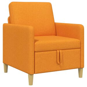vidaXL Sofa avec rangement Jaune fonc&eacute; 72 x 78 x 87 cm Polyester