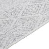 vidaXL Tapis Gris clair 80x300 cm Coton