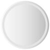 vidaXL Miroir de salle de bain LED Transparent &Oslash; 60 cm verre tremp&eacute;