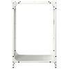 vidaXL Portant de bois chauffage blanc 44x28x65 cm