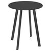 ProGarden Table d'appoint 40x49 cm gris fonc&eacute; mat