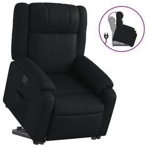 vidaXL Fauteuil inclinable &eacute;lectrique noir similicuir