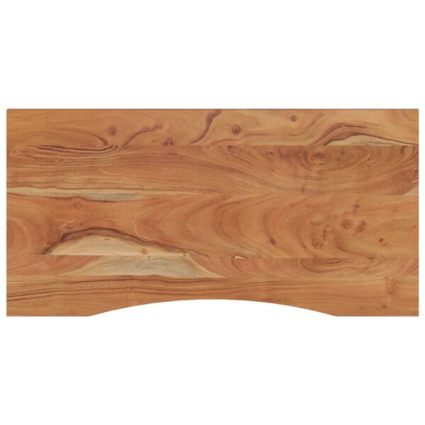 vidaXL Dessus de bureau 110x60x2,5 cm rectangulaire bois massif acacia