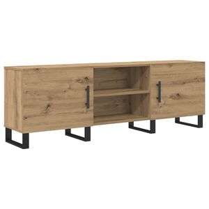 vidaXL Meuble TV 150 x 30 x 50 cm Ch&ecirc;ne artisanal Bois d'ing&eacute;nierie