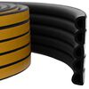 vidaXL joint de fen&ecirc;tre autocollant Noir 9 x 8 mm 50 m Mousse EPDM