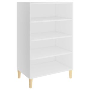 vidaXL Buffet Blanc 57x35x90 cm Bois d&rsquo;ing&eacute;nierie