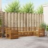 vidaXL Ensembles de canap&eacute;s 7 pcs Naturel Bois d'Acacia Massif
