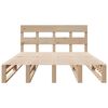 vidaXL Cadre de lit sans matelas 120x190 cm bois de pin massif