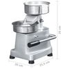 vidaXL Presse &agrave; hamburger avec 500 feuilles de galettes Aluminium 13cm