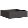 vidaXL Jardini&egrave;re noir 100x100x30 cm acier