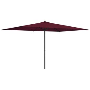 vidaXL Parasol de jardin Rectangulaire 2 x 3 m Polyester Bordeaux