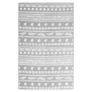 vidaXL Tapis d'ext&eacute;rieur ARAKIL Gris 140x200 cm PP