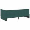 vidaXL Cadre de lit d'angle Vert foncé 100 x 200 cm Velours