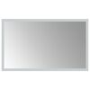 vidaXL Miroir de salle de bain LED Transparent 50 x 30 cm verre tremp&eacute;