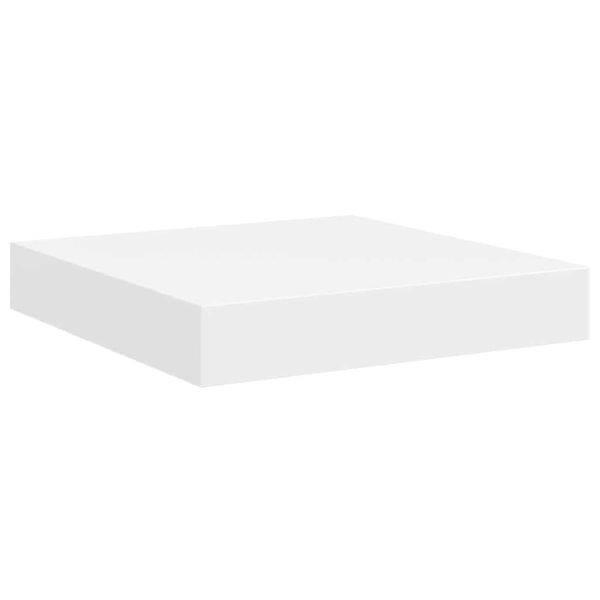 vidaXL &Eacute;tag&egrave;re flottante murale blanc 23x23,5x3,8 cm MDF