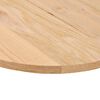 vidaXL Dessus de table 140x60x2 cm bois de chêne massif ovale
